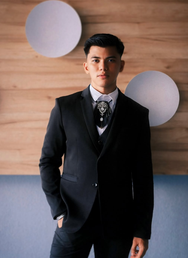 John Kenshil Umali in formal attire